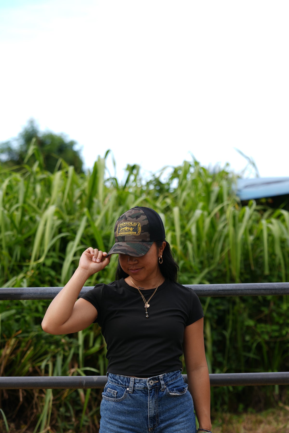 Paniolo Bucking Company™ Camo Trucker Hat