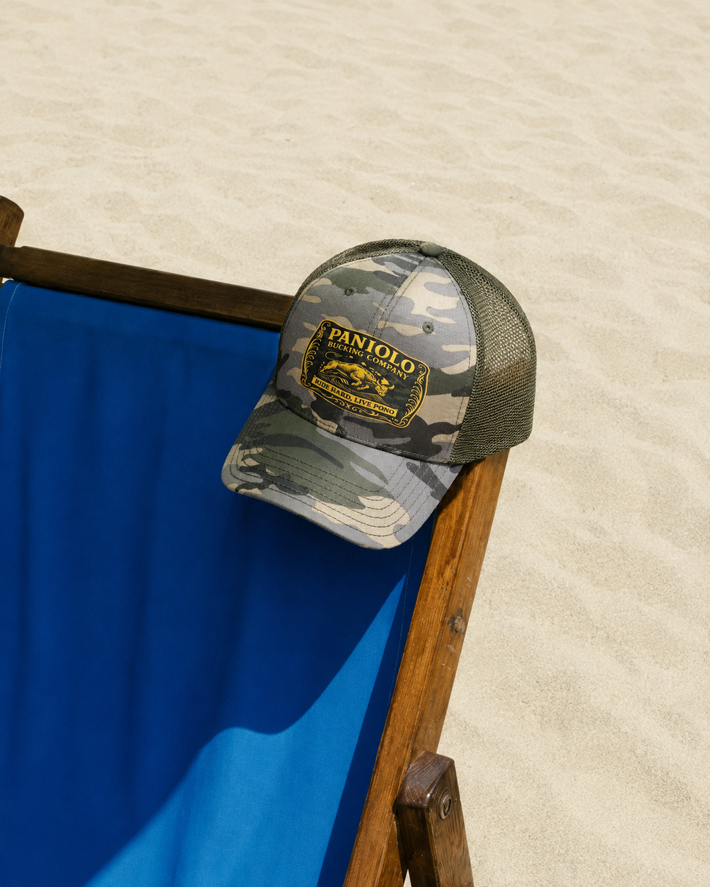 Paniolo Bucking Company™ Camo Trucker Hat
